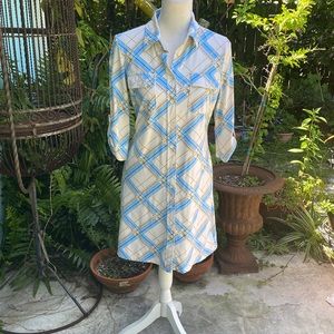 J. Mclaughlin button up dress- size Small